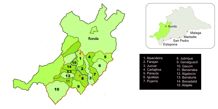 Genal Valley Map!